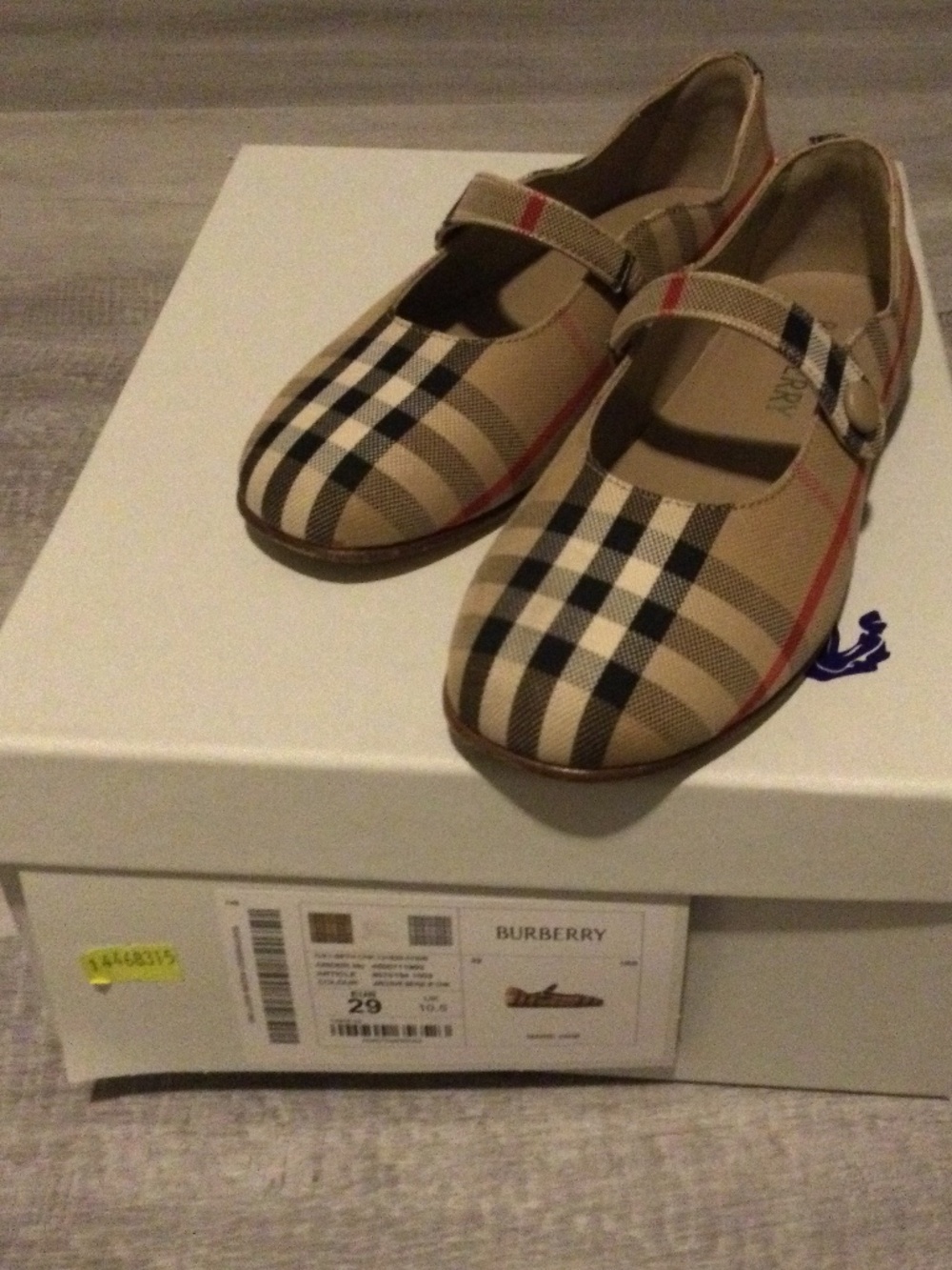 Burberry Little Girl’s Shoe